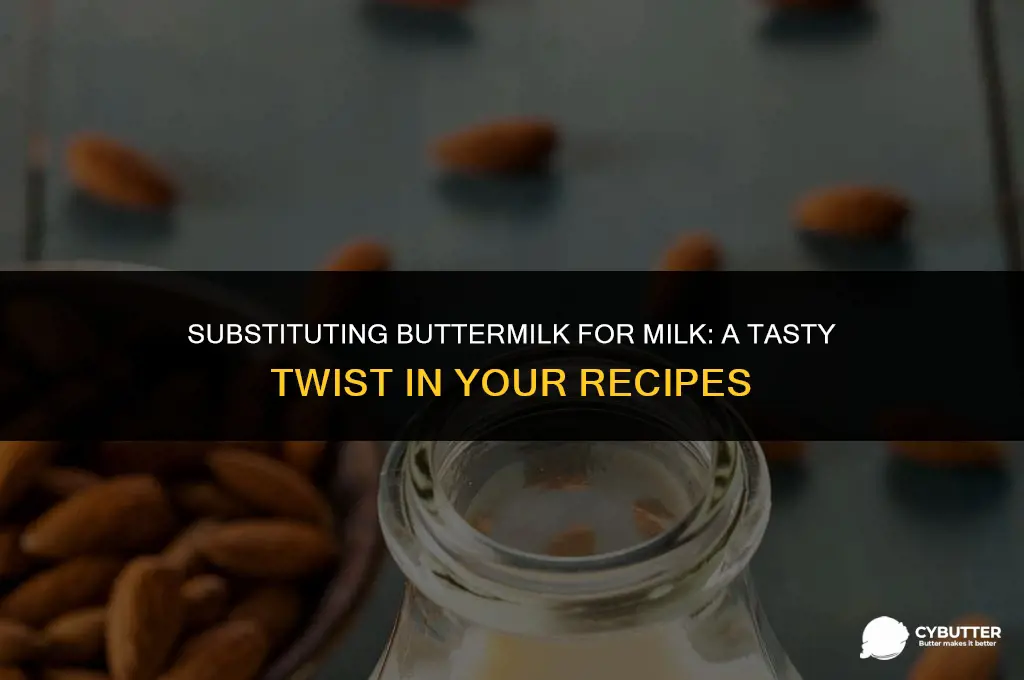 can butter milk be used instead of milk