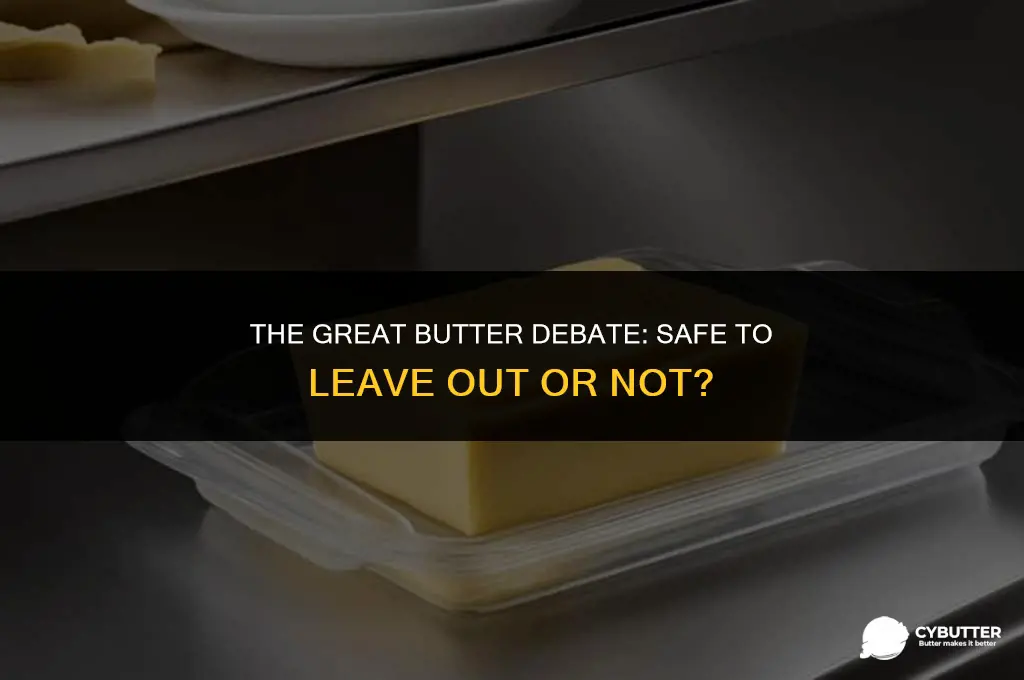 can butter stay out