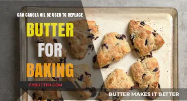 Baking with Canola Oil: A Healthier Butter Substitute?