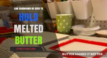 Eco-Friendly Cooking: Using Cardboard to Hold Melted Butter