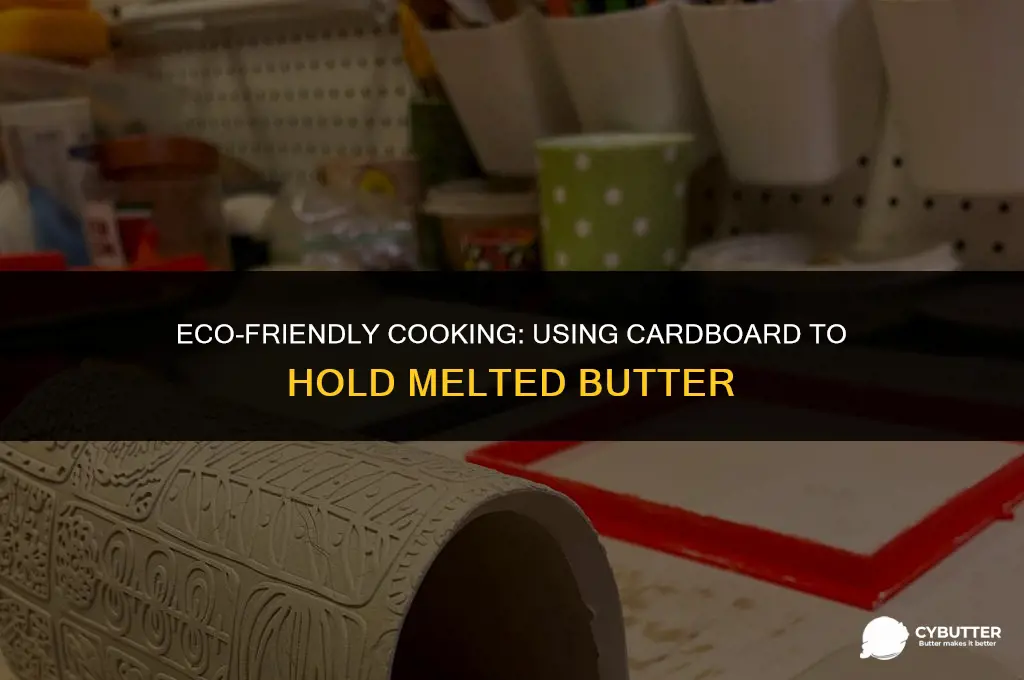 can cardboard be used to hold melted butter