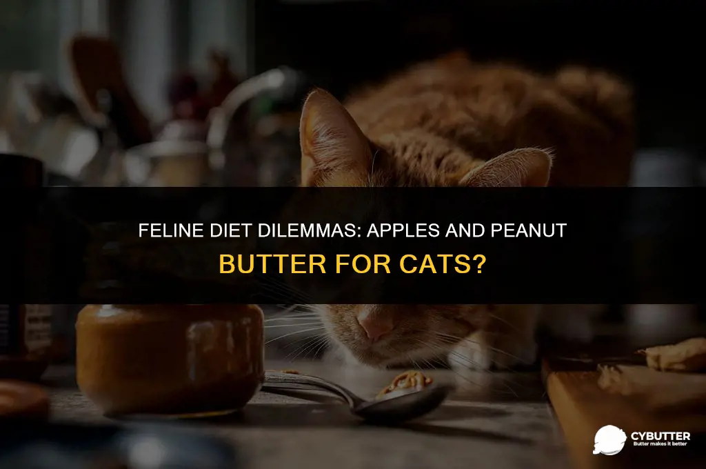 can cats eat apples and peanut butter
