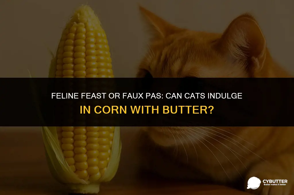 can cats eat corn with butter