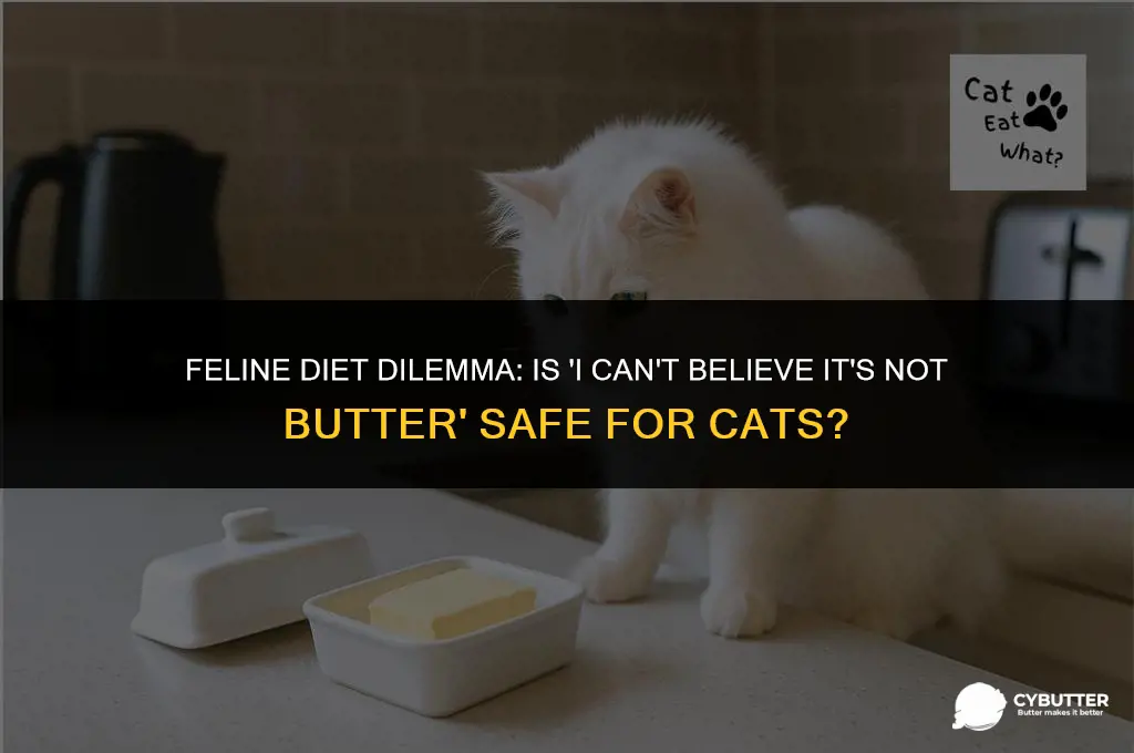 can cats eat i cant believe its not butter