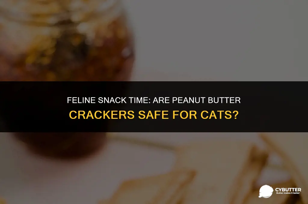 can cats eat peanut butter crackers