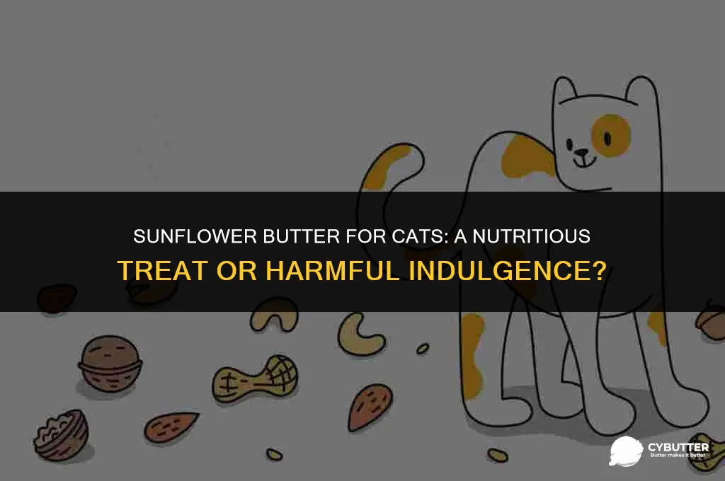 can cats eat sunflower butter