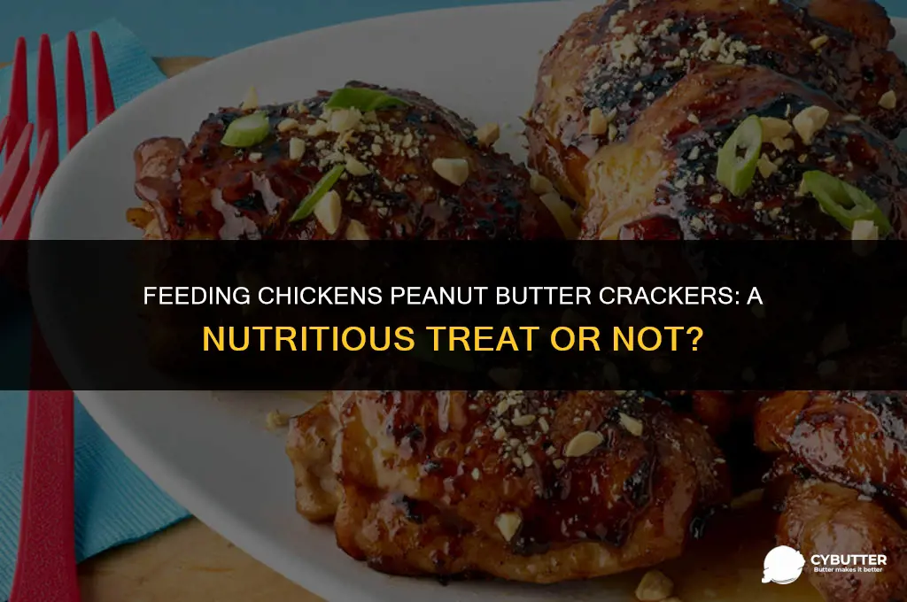 can chickens eat peanut butter crackers