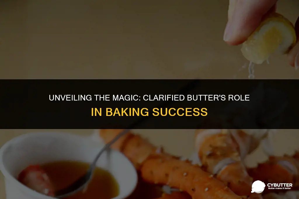 can clarified butter be used in baking