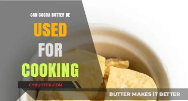 Exploring Cocoa Butter: A Versatile Ingredient in Cooking?