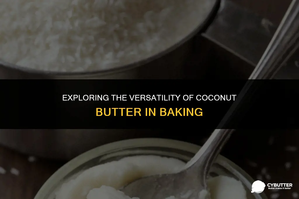 can coconut butter be used in baking