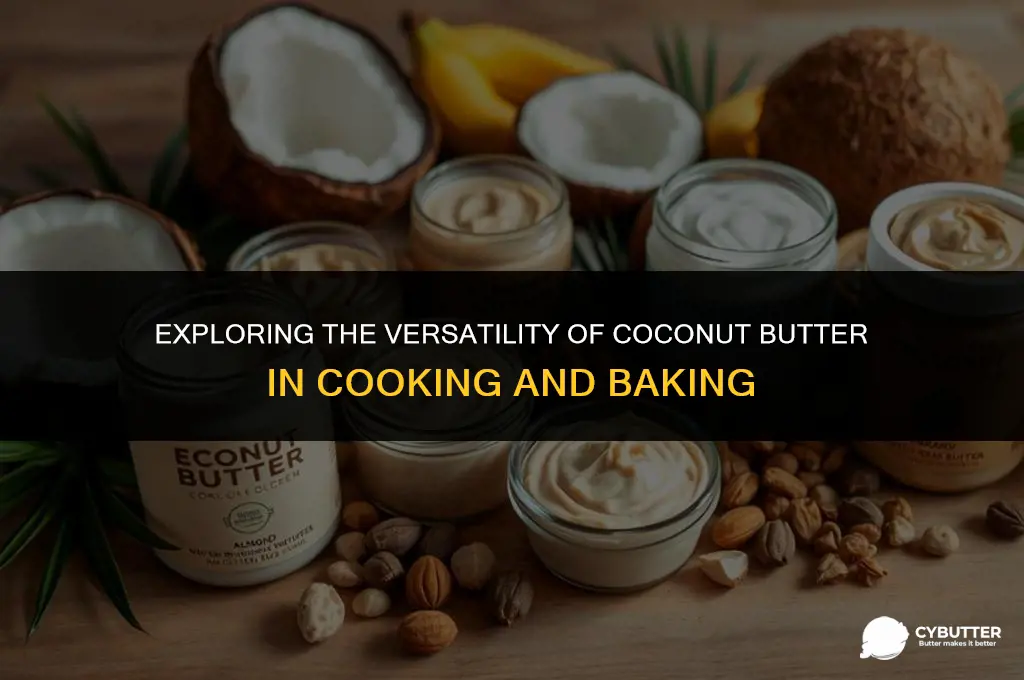 can coconut butter be used like real butter
