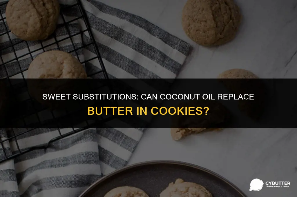 can coconut oil be used to replace butter in cookies