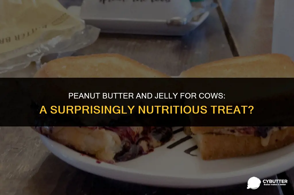 can cows eat peanut butter and jelly sandwich