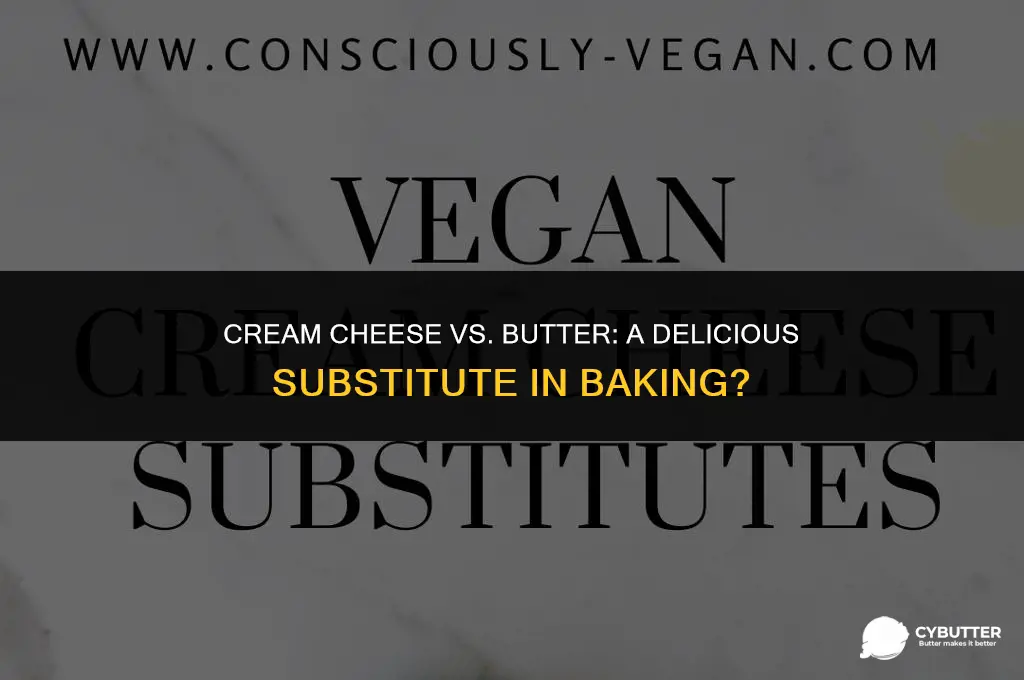 can cream cheese be used as butter