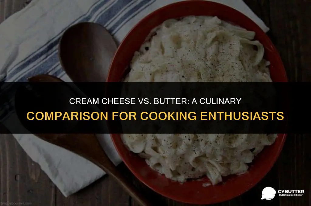 can cream cheese be used like butter to cook food