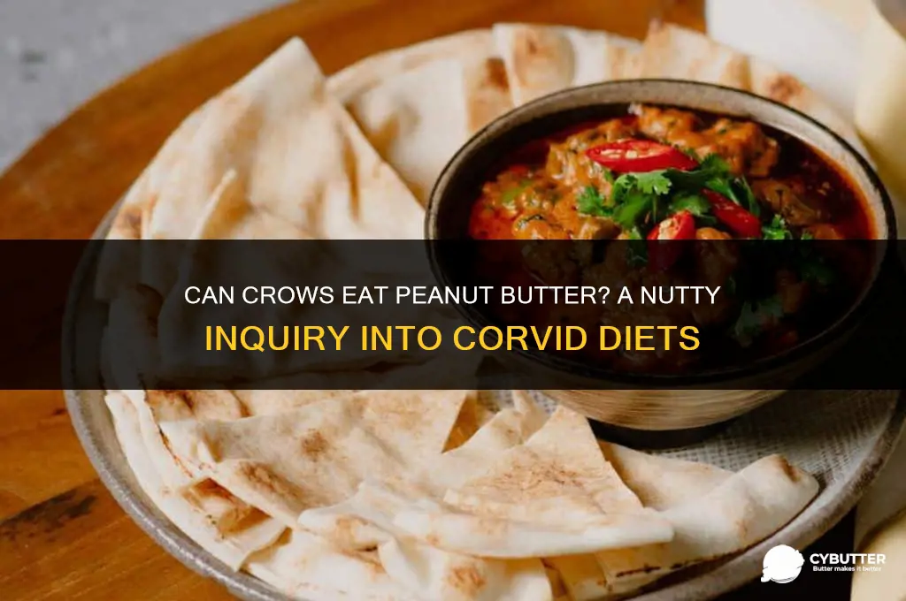 can crows eat peanut butter