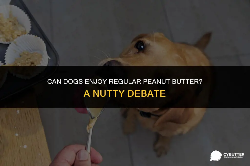 can dogs eat regular peanut butter