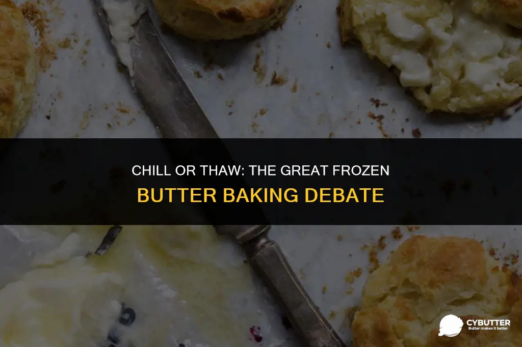 can frozen butter be used for baking