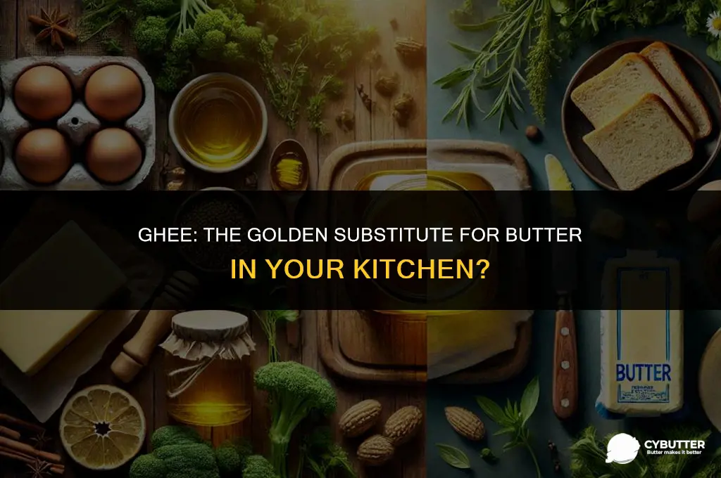 can ghee be used as a substitute for butter