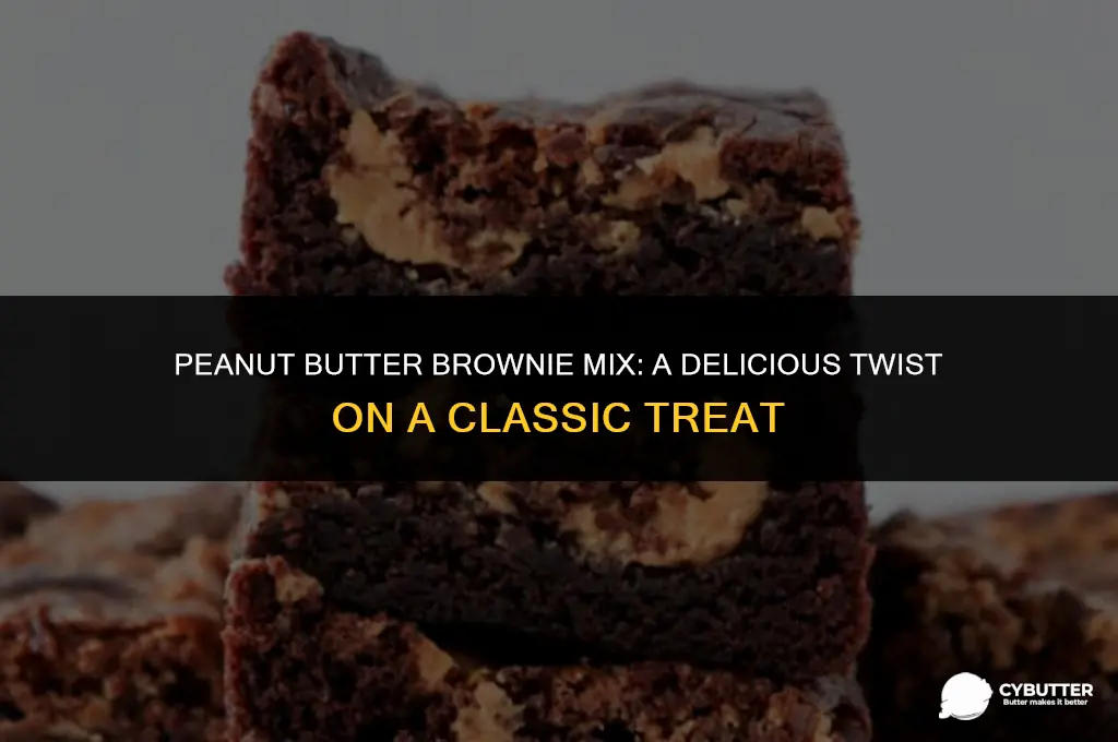 can i add peanut butter to brownie mix