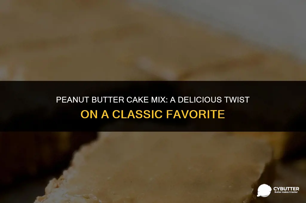 can i add peanut butter to cake mix