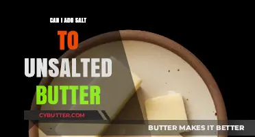 Enhancing Flavor: The Art of Salting Unsalted Butter
