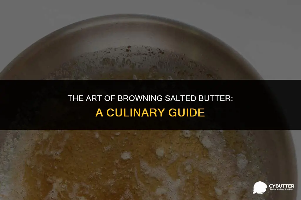can i brown salted butter