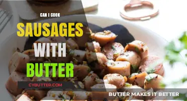 Sizzling Sausages in Butter: A Delicious Cooking Experiment