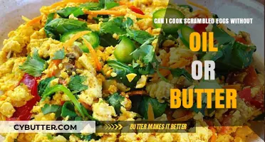 Healthy Cooking: Oil-Free and Butter-Free Scrambled Eggs Recipe