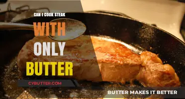 Sizzling Steak: The Art of Cooking with Just Butter