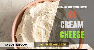 Butter vs. Cream Cheese: A Delicious Substitute in Cooking?