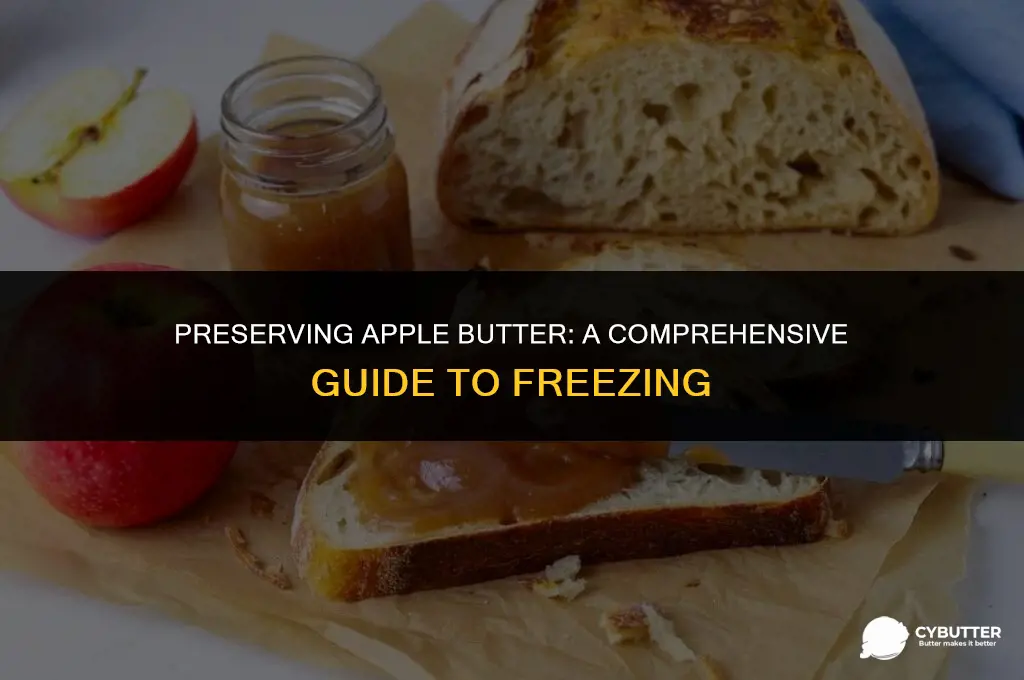 can i freeze apple butter