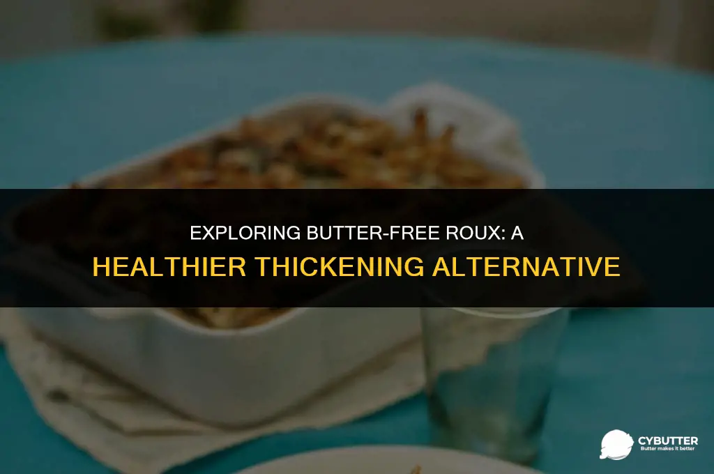 can i make a roux without butter