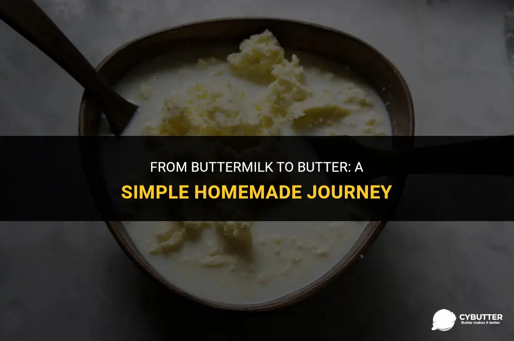can i make butter from buttermilk