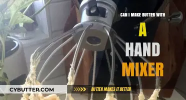 Whipping Up Butter: A Hand Mixer's Surprising Capability