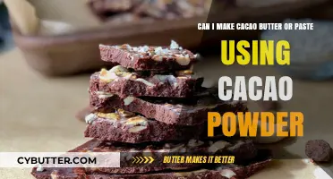 From Powder to Perfection: Crafting Cacao Butter and Paste at Home