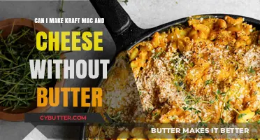 Butter-Free Bliss: Crafting Creamy Kraft Mac and Cheese