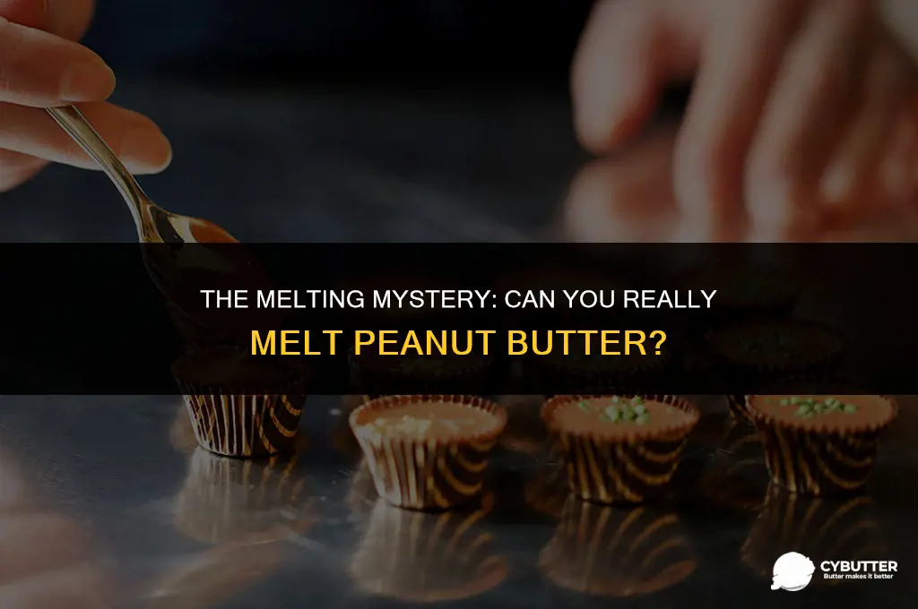 can i melt peanut butter