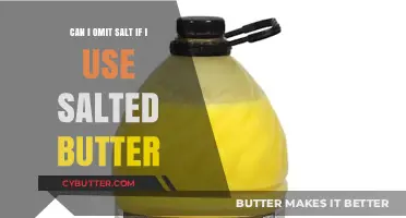 Salted Butter vs. Salt: Can You Omit Salt in Cooking?