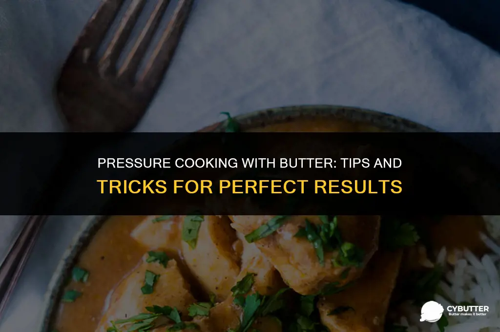can i put butter in a pressure cooker
