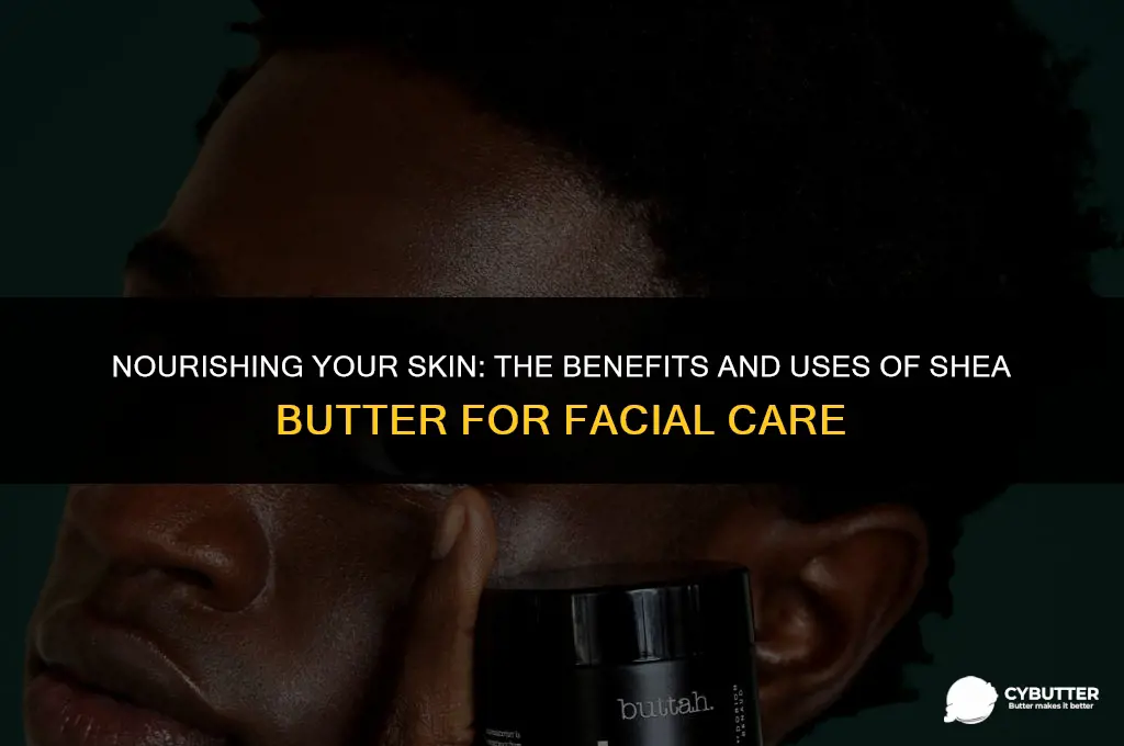 can i put shea butter on my face