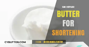 Baking Substitutions: Can You Replace Butter with Shortening?
