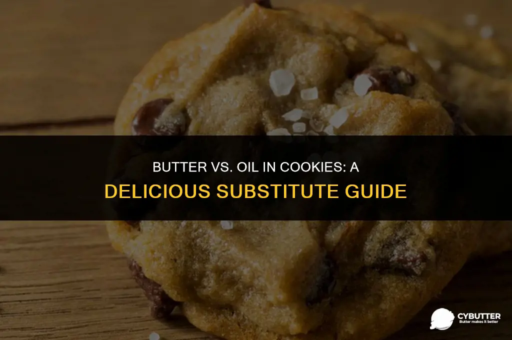 can i replace butter with oil in cookies