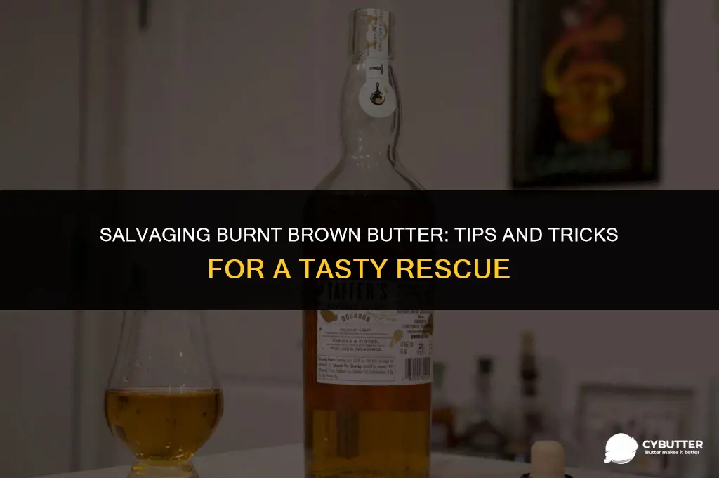 can i still use burnt brown butter