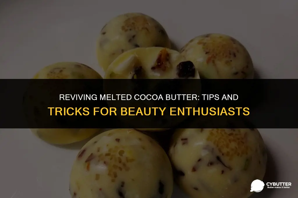 can i still use my cocoa butter if it melted