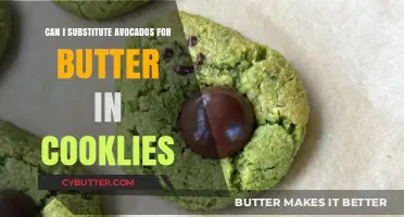 Avocado vs Butter: A Delicious Substitute in Your Favorite Cookies!