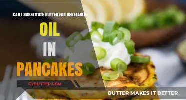 Pancake Perfection: Swapping Butter for Vegetable Oil