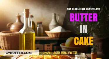 Olive Oil vs. Butter: A Delicious Substitute in Cake Recipes
