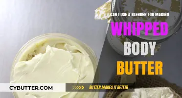 Whipping Up Luxury: Can Your Blender Make Body Butter?