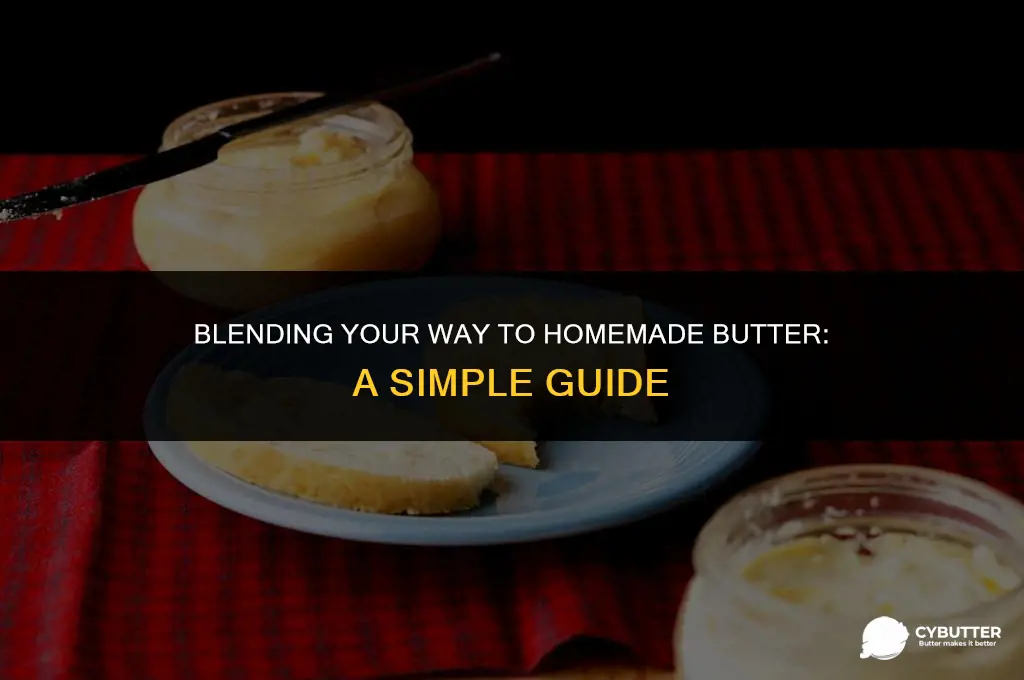 can i use a blender to make butter